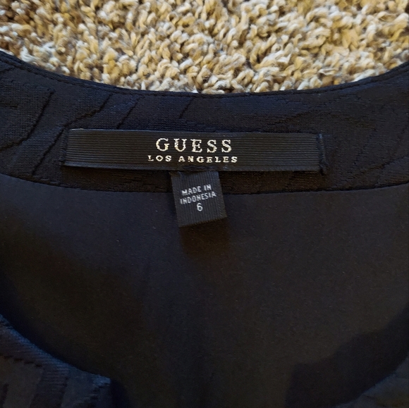 Guess Peplum Dress, Front Zip - Picture 5 of 6